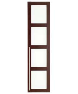 Hygena Modular Glass Shaker Wardrobe Door - Wenge