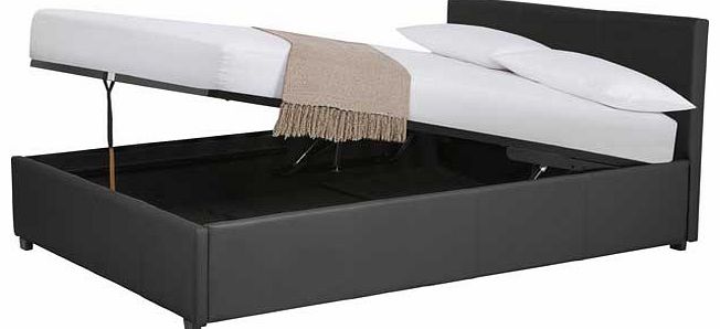 Hygena Ophelia Double Ottoman Bed Frame - Black