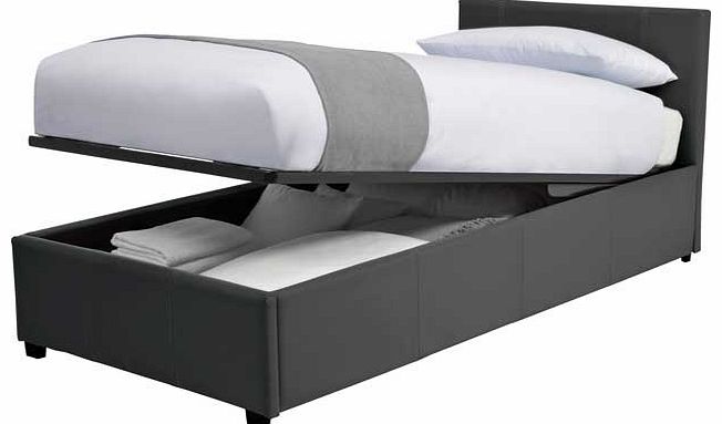 Hygena Ophelia Single Ottoman Bed Frame - Black