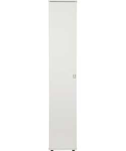 Hygena Single Wardrobe - White Gloss