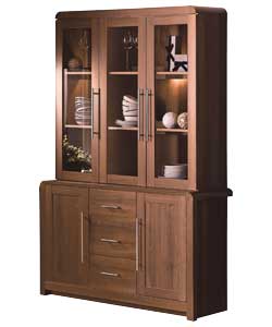 Strand 2 Door 3 Drawer Walnut Effect Sideboard