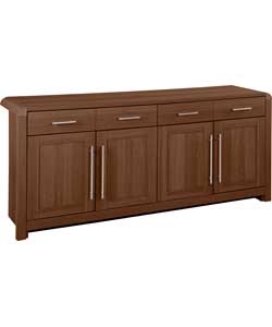 Strand 4 Door 2 Drawer Sideboard - Walnut