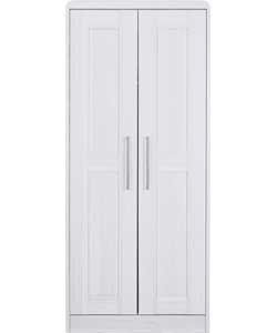 Strand Assembled 2 Door Wardrobe - White