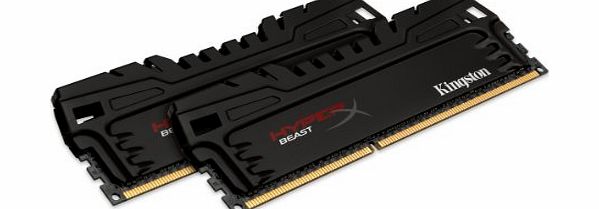 HyperX 16 GB 1600 Mhz CL9 DDR3 HyperX Beast Desktop Memory Kit (2 x 8GB) - Intel XMP