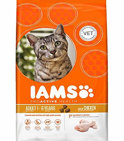 Iams Dry Cat Food Adult Chicken 3 Kg