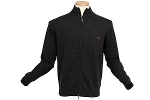 Ian Poulter Design Ian Poulter Funnel Neck Zip Through Jumper