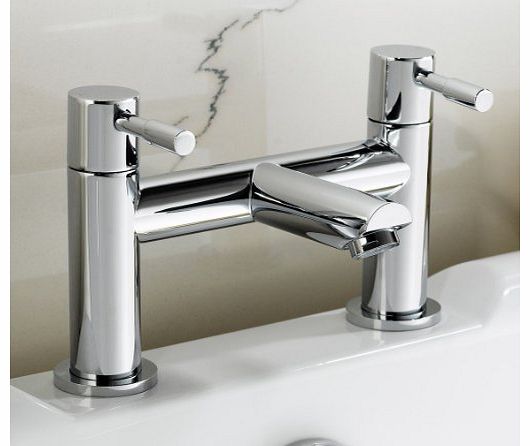 iBath Belinda Bathroom Taps - Chrome Bath Filler Mixer Tap