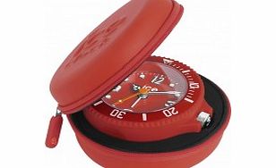 Ice-Clock Red Ice-Travel Alarm Clock