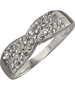 Ice Sparkle Sterling Silver Crystal Set