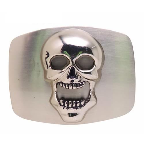 Mens Icon Skull Bottle Opener Buckle N/a