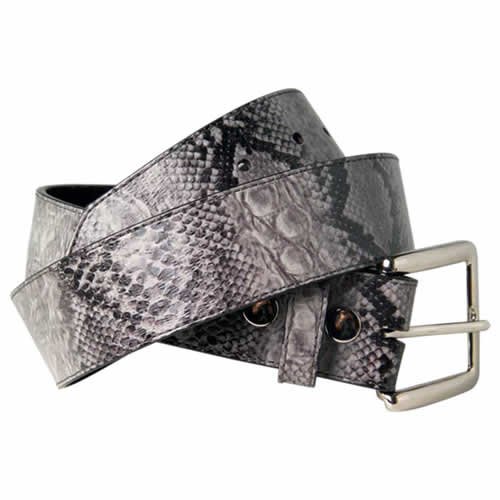 Mens Icon Snake Skin Belt N/a