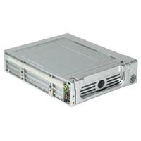 IB-128SK-S Silver SATA to SATA mobile rack + fan