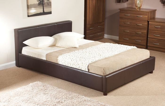 Idaho Beds Denver 5ft Kingsize Leather Bedstead