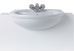 Alto Semi Countertop Basin 55cm (E7585)