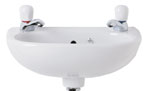 Studio Handrinse Washbasin 35cm 2 Taphole (E1170)