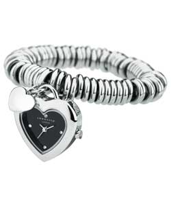 Identity London Ladies Heart Dial Bracelet Watch