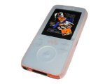 iGadgitz CLEAR Silicone Skin Case Cover for Sony Walkman Video NWZ-E436 NWZ-E438 NWZE438 NWZE436 (NWZ-E436F, 