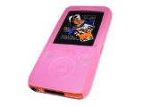 iGadgitz PINK Silicone Skin Case Cover for Sony Walkman Video NWZ-E436 NWZ-E438 NWZE438 NWZE436 (NWZ-E436F, N