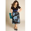 AVANTI DRESS in BLACK/ TURQUOISE - PRE ORDER