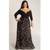 KADINSKY GOWN in BLACK & GOLD - PRE ORDER