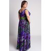 LA BOHEME MAXI DRESS PURPLE PRINT