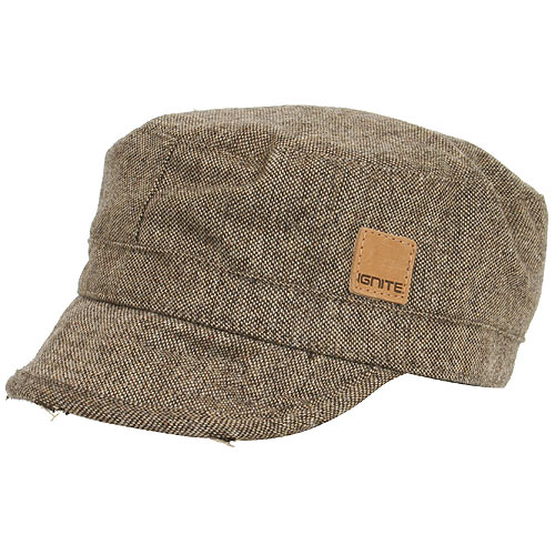 IGNITE Mens IGNITE Dodger Cap Sand Tweed