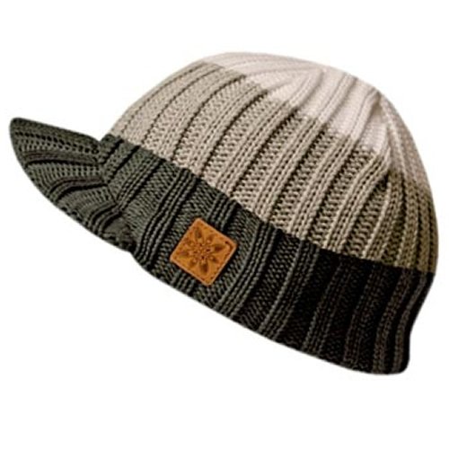 Ignite Mens Ignite Triline Peak Beanie Grey Mix