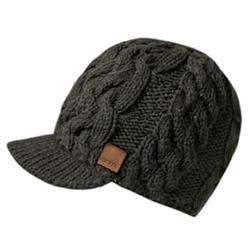 Oversize Peak B Beanie - Black