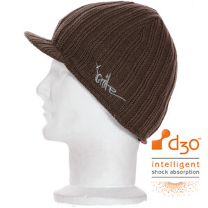 Peak 3 d3o Protective beanie - Chocolate