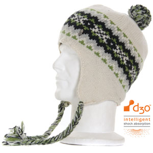 Ignite Peru No1 d3o Protective beanie - White Mix