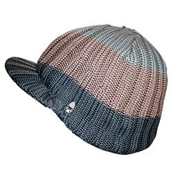 Tri Line Peak Beanie - Urban Grey Mix