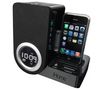 IHOME IP41 rotating alarm clock