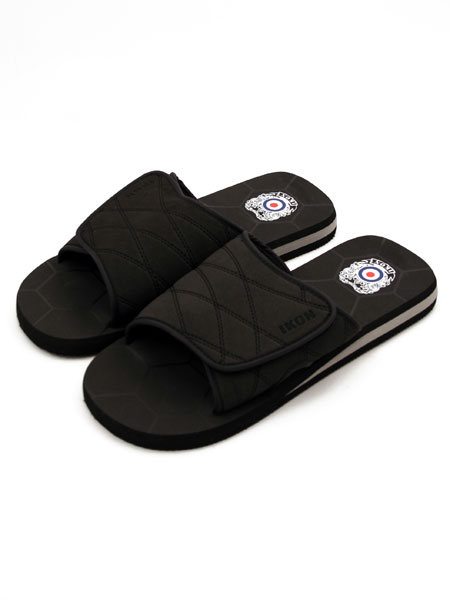 Ikon Black/Grey Bobby Flip Flop