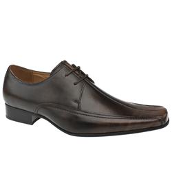 Ikon Male Lisbon 2Eye Leather Upper in Dark Brown