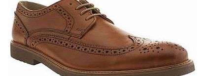 mens ikon tan walnut brogue shoes 3103266220