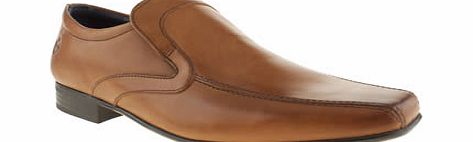 Ikon Tan English Tram Slip Shoes