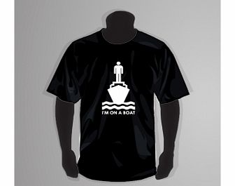 On A Boat Black T-Shirt XX-Large ZT Xmas