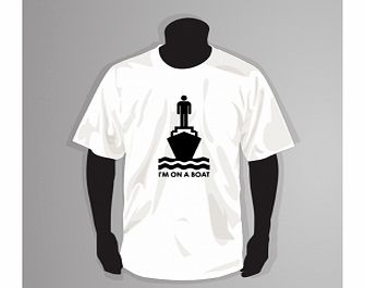 On A Boat White T-Shirt X-Large ZT Xmas gift