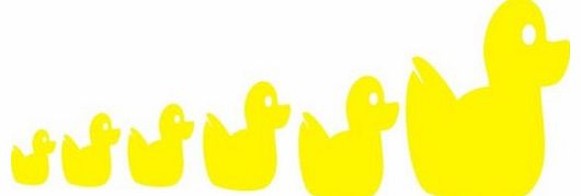 Im Only Saying Family 6 of Ducks Novelty Car Bumper Sticker bedroom bathroom wall till door window stickers