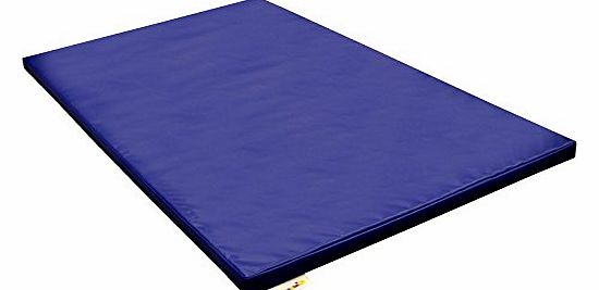 Implay Soft Play Gym Mat / Exercise Mat / Fitness Mat - 610gsm PVC / High Density Foam - Blue - Green - Red - Yellow - 120cm x 90cm x 5cm (Blue)