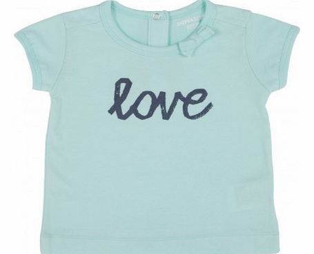 Love T-shirt Light blue `2 years