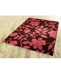 Liberty Rug 120x170 - Pink and Aubergine