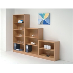 Bookcase Low W800xD350xH720mm Beech