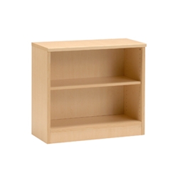 Bookcase Low W800xD350xH720mm Maple