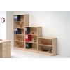 Bookcase Low W850xD350xH720mm Maple