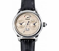 Ingersoll Mens Hudson Cream Black Watch