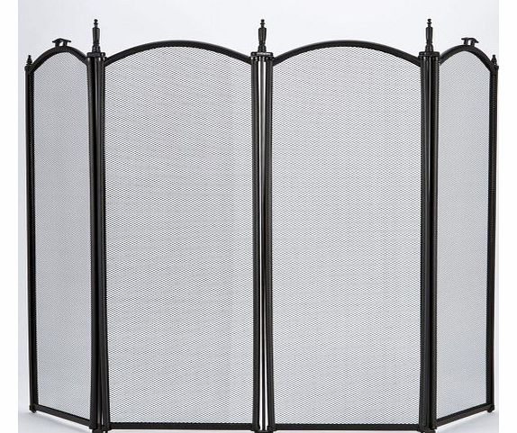 Harewood Black Fire Screen FIRE22