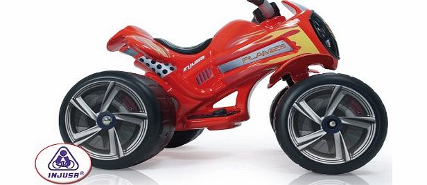 Injusa Flames Giant 6 Volt Quad - Red