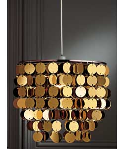 Bronze Discs 4 Tier Non-Electric Pendant