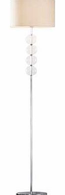 Glass Ball Floor Lamp - Ivory